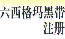 中国质量协会六西格玛黑带注册管理办法