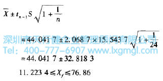 个体值与比例的置信区间估计