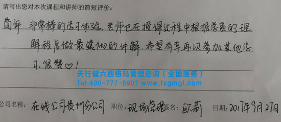 六西格玛绿带培训课程