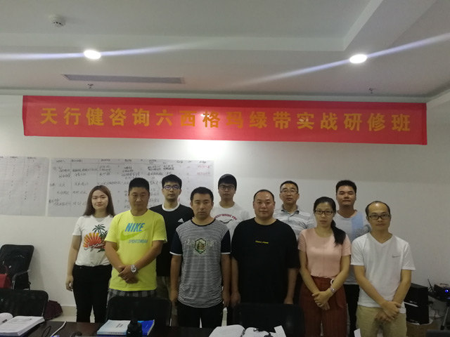 天行健190724期六西格玛绿带实战研修班