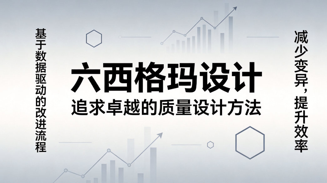 提质降本新方案 六西格玛设计DFSS赋能企业长效运营 提质降本新方案 六西格玛设计DFSS赋能企业长效运营