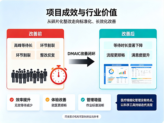医疗精细化升级落地 六西格玛优化医院患者等待流程